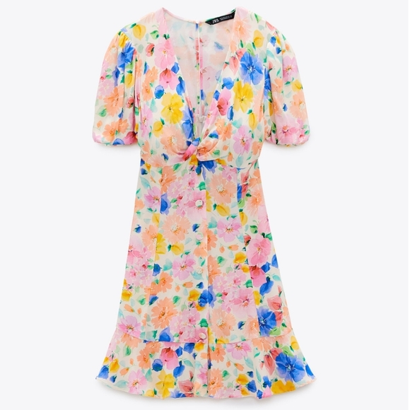 Printed Mini Dress Zara - Picture 9 of 12